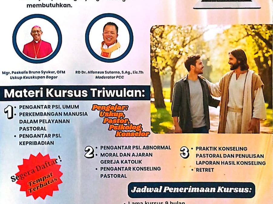 Kursus Konseling Pastoral (PCC) Angkatan 17 – Keuskuspan Sufragan Bogor