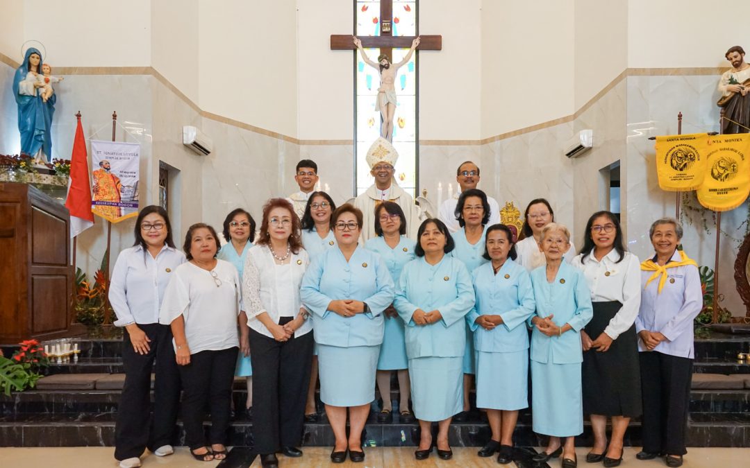 Misa Pelantikan Pengurus PWK Santa Monika Paroki St. Ignatius Loyola Semplak